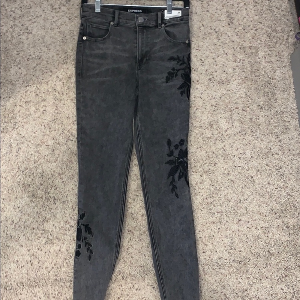 Express jeans- embroidered